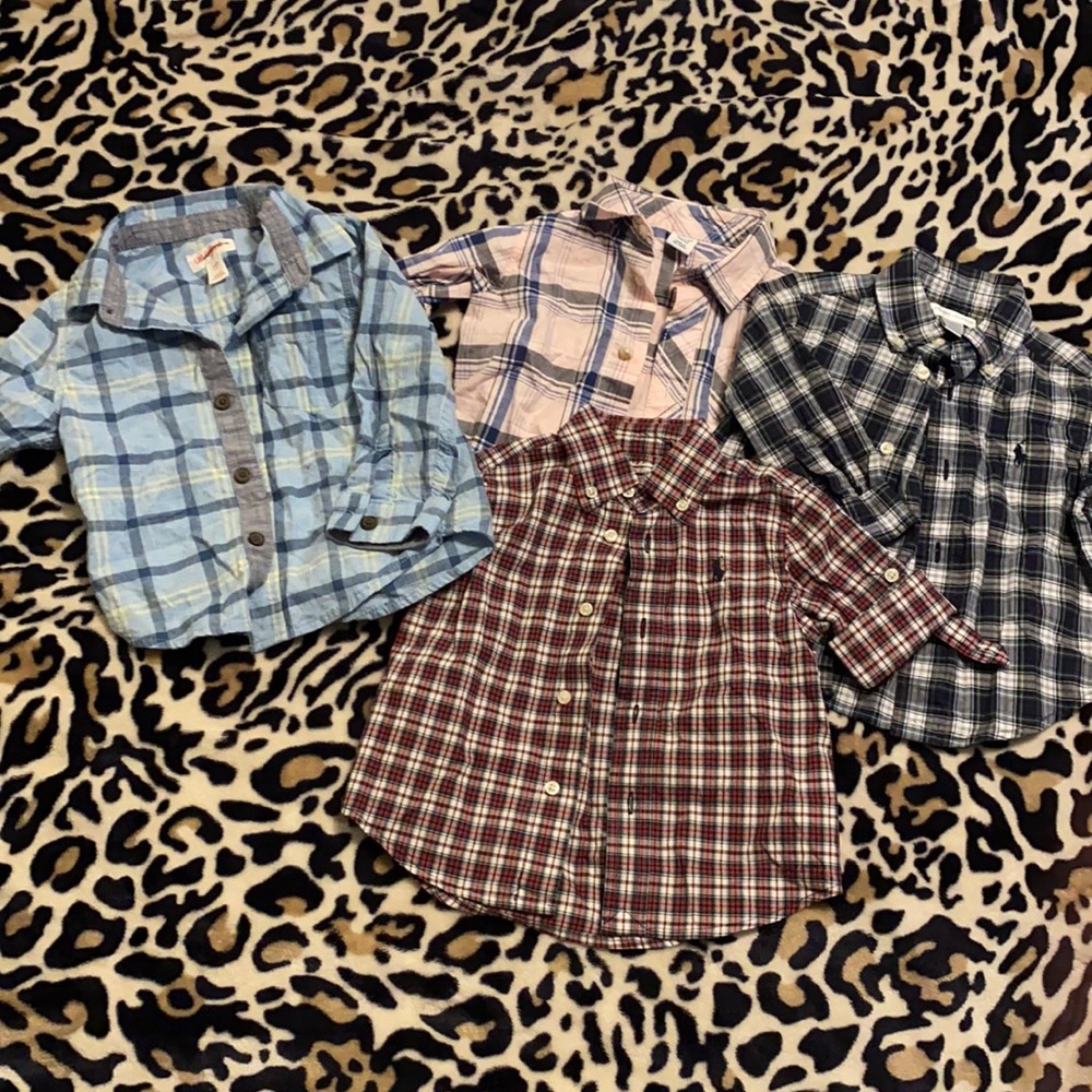 Long sleeve polo button ups !